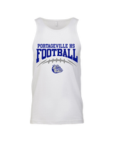 Portageville HS Football School Football - Tank Top