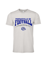 Portageville HS Football School Football - Tri-Blend Shirt
