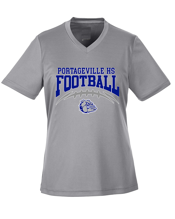 Portageville HS Football School Football - Womens Performance Shirt