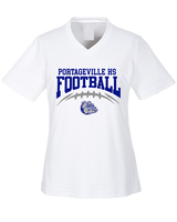Portageville HS Football School Football - Womens Performance Shirt