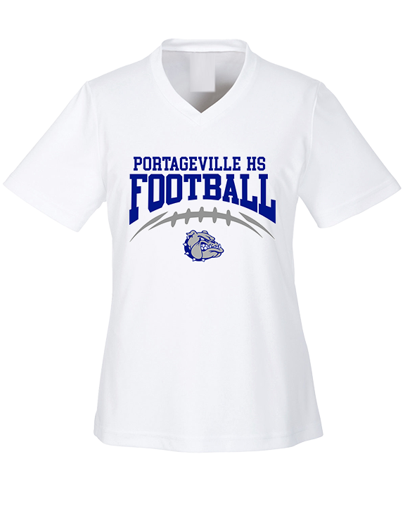Portageville HS Football School Football - Womens Performance Shirt
