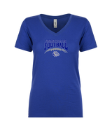 Portageville HS Football School Football - Womens Vneck