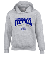 Portageville HS Football School Football - Youth Hoodie