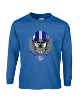 Portageville HS Football Skull Crusher - Cotton Longsleeve