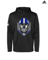Portageville HS Football Skull Crusher - Mens Adidas Hoodie