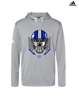 Portageville HS Football Skull Crusher - Mens Adidas Hoodie
