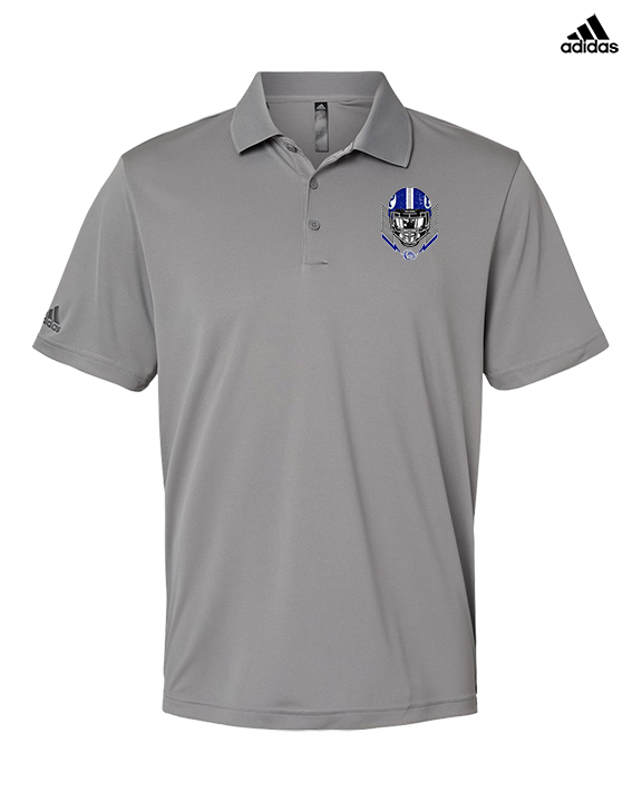 Portageville HS Football Skull Crusher - Mens Adidas Polo