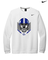 Portageville HS Football Skull Crusher - Mens Nike Crewneck