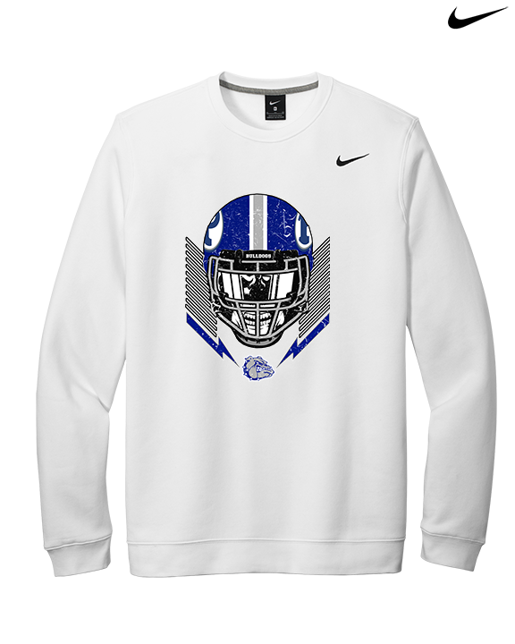 Portageville HS Football Skull Crusher - Mens Nike Crewneck