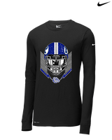 Portageville HS Football Skull Crusher - Mens Nike Longsleeve