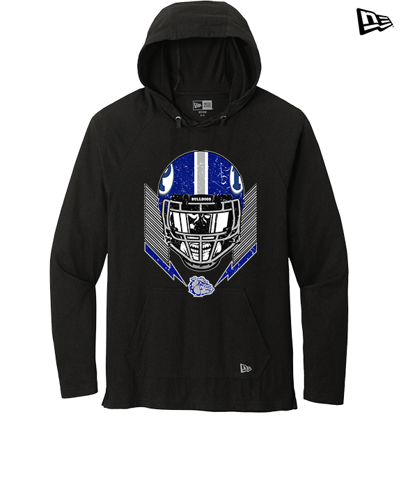 Portageville HS Football Skull Crusher - New Era Tri-Blend Hoodie