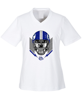 Portageville HS Football Skull Crusher - Womens Performance Shirt