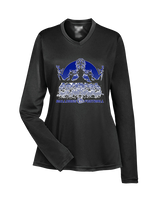 Portageville HS Football Unleashed - Womens Performance Longsleeve