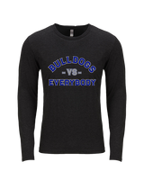 Portageville HS Football Vs Everybody - Tri-Blend Long Sleeve