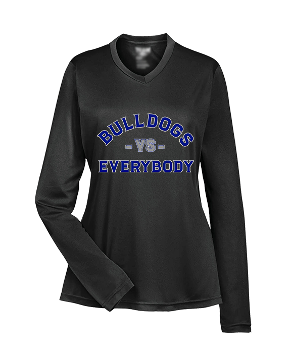 Portageville HS Football Vs Everybody - Womens Performance Longsleeve