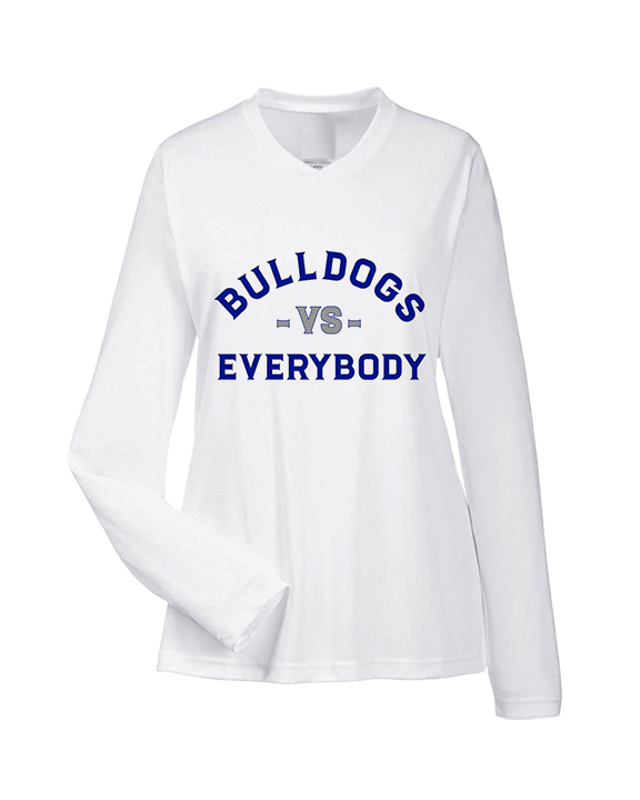 Portageville HS Football Vs Everybody - Womens Performance Longsleeve