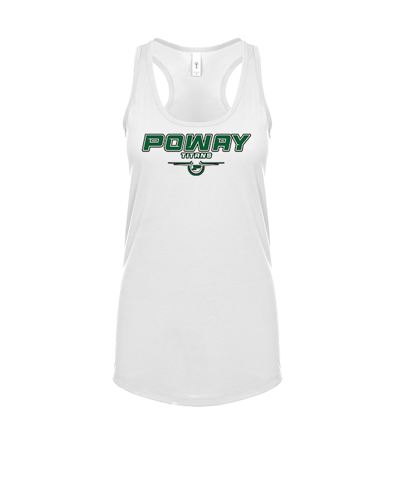 Poway HS Girls Basketball Design - Womens Tank Top