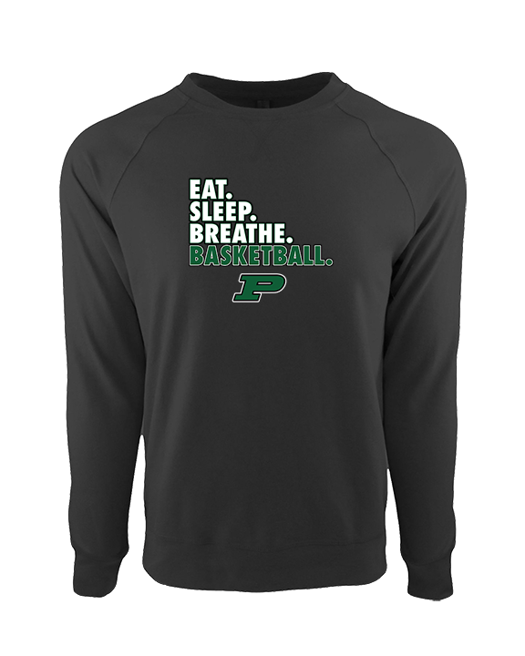 Poway HS Girls Basketball Eat Sleep Breathe - Crewneck Sweatshirt