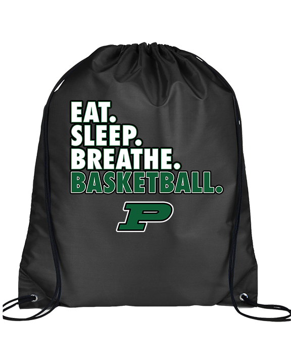 Poway HS Girls Basketball Eat Sleep Breathe - Drawstring Bag