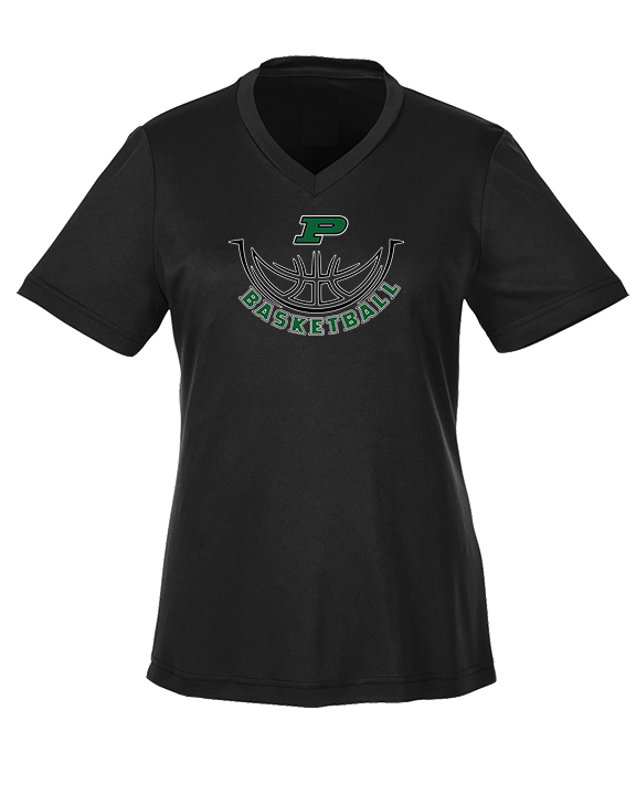 Poway HS Girls Basketball Outline - Womens Performance Shirt