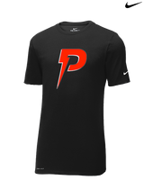 PowerBat Baseball Main Logo 1 - Mens Nike Cotton Poly Tee
