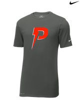 PowerBat Baseball Main Logo 1 - Mens Nike Cotton Poly Tee