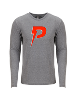 PowerBat Baseball Main Logo 1 - Tri-Blend Long Sleeve
