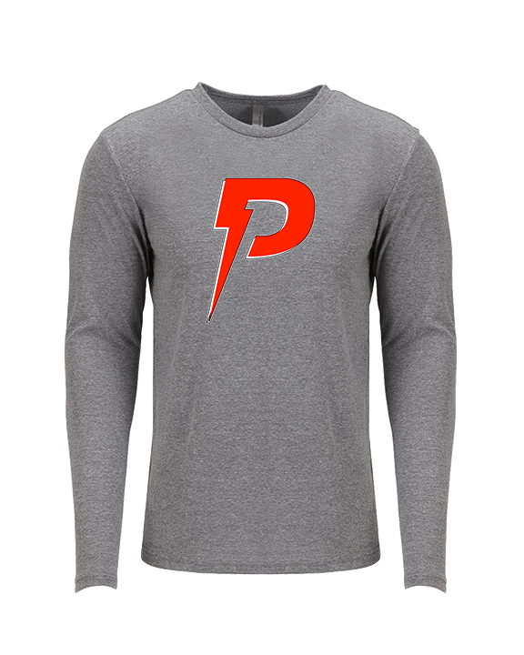 PowerBat Baseball Main Logo 1 - Tri-Blend Long Sleeve