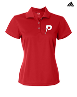 PowerBat Baseball Main Logo 1 Red - Adidas Womens Polo