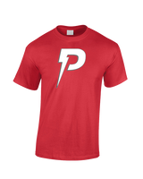 PowerBat Baseball Main Logo 1 Red - Cotton T-Shirt
