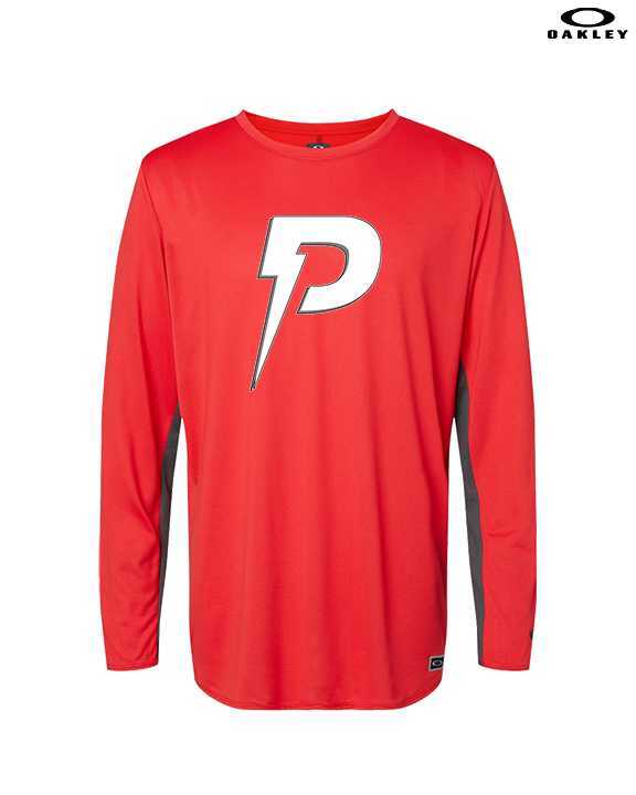 PowerBat Baseball Main Logo 1 Red - Mens Oakley Longsleeve