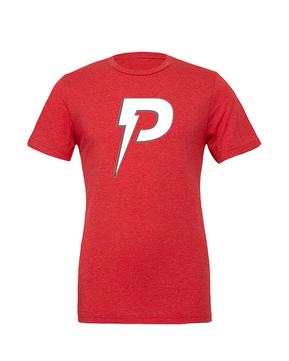 PowerBat Baseball Main Logo 1 Red - Tri-Blend Shirt
