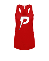 PowerBat Baseball Main Logo 1 Red - Womens Tank Top