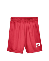 PowerBat Baseball Main Logo 1 Red - Youth Training Shorts