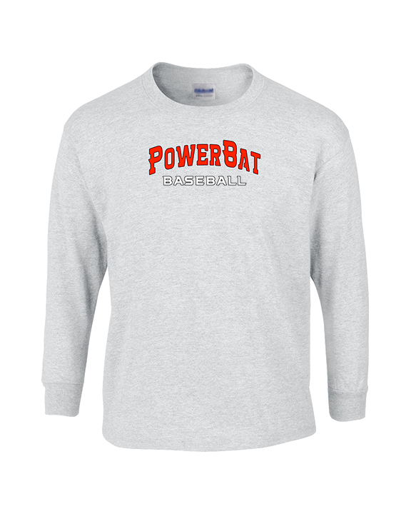PowerBat Baseball Main Logo 2 - Cotton Longsleeve