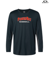 PowerBat Baseball Main Logo 2 - Mens Oakley Longsleeve