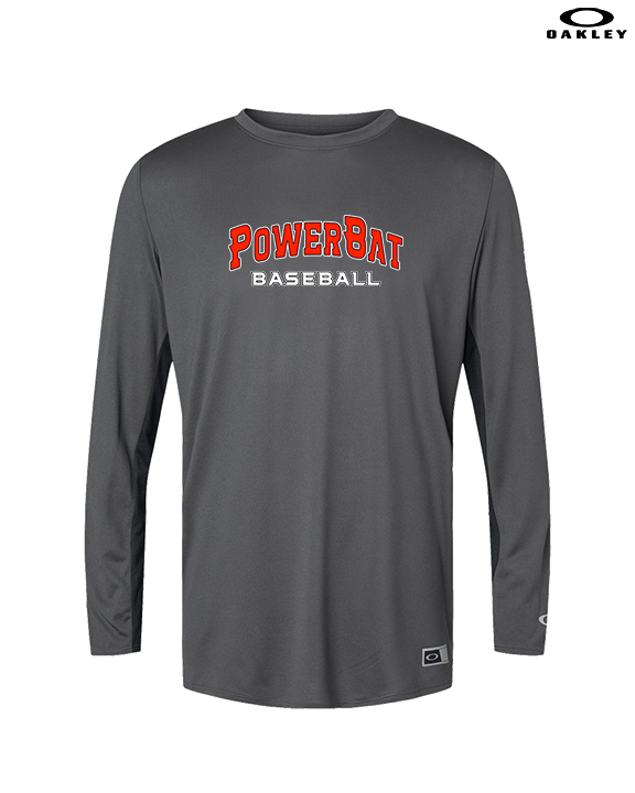 PowerBat Baseball Main Logo 2 - Mens Oakley Longsleeve