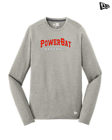 PowerBat Baseball Main Logo 2 - New Era Performance Long Sleeve