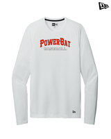 PowerBat Baseball Main Logo 2 - New Era Performance Long Sleeve
