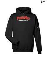 PowerBat Baseball Main Logo 2 - Nike Club Fleece Hoodie