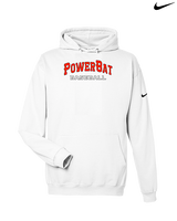 PowerBat Baseball Main Logo 2 - Nike Club Fleece Hoodie