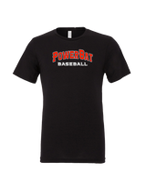 PowerBat Baseball Main Logo 2 - Tri-Blend Shirt