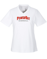 PowerBat Baseball Main Logo 2 - Womens Performance Shirt