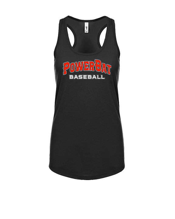 PowerBat Baseball Main Logo 2 - Womens Tank Top