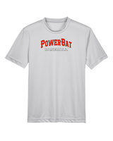 PowerBat Baseball Main Logo 2 - Youth Performance Shirt