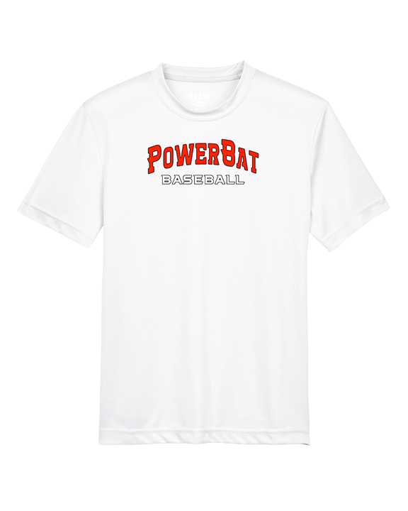 PowerBat Baseball Main Logo 2 - Youth Performance Shirt
