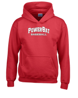 PowerBat Baseball Main Logo 2 Red - Unisex Hoodie