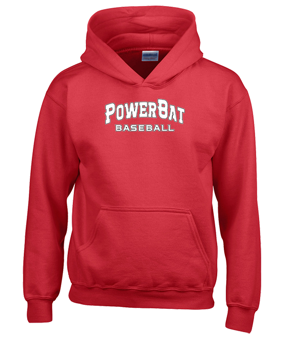 PowerBat Baseball Main Logo 2 Red - Unisex Hoodie