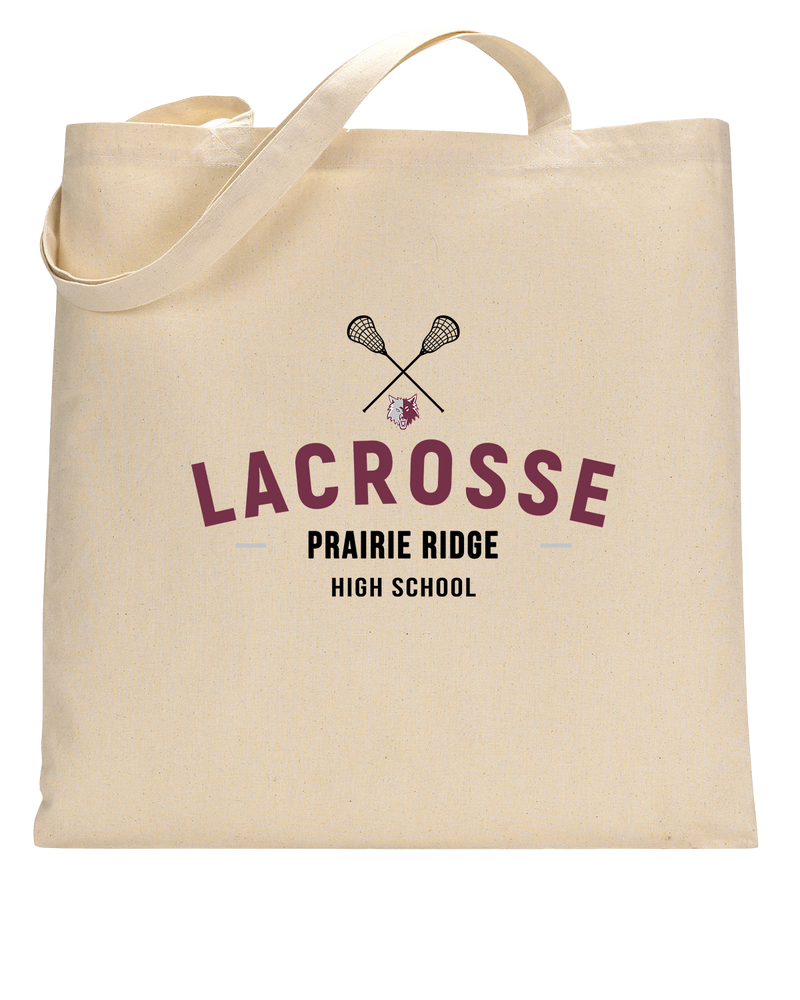 Prairie Ridge HS Lacrosse - Tote Bag