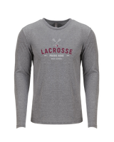 Prairie Ridge HS Lacrosse - Tri Blend Long Sleeve